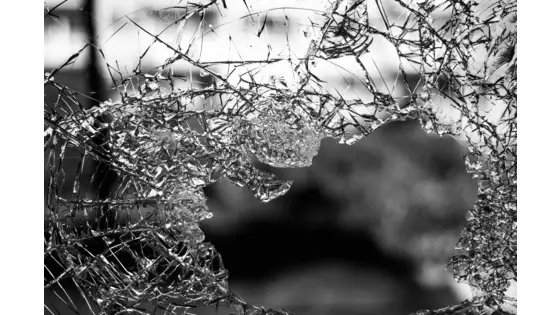 broken glass